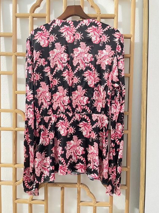 「断码清仓」洋气重磅桑蚕丝真丝上衣 L码  ZFYY267 商品图2