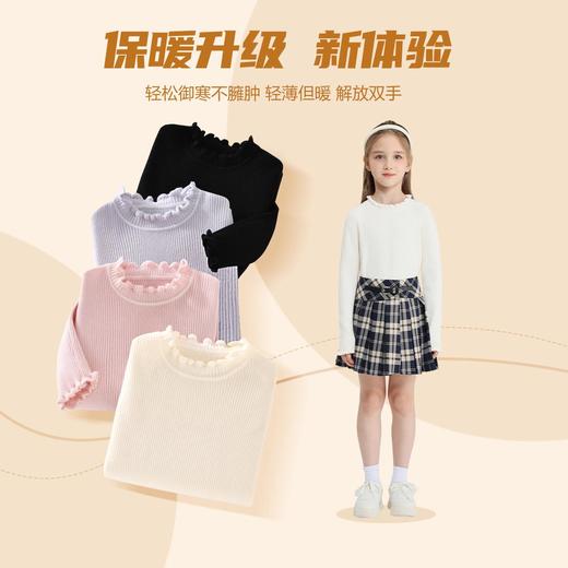 女童红色连衣裙秋冬款小公主2026新年高级复古毛衣背心裙两件套潮 商品图3