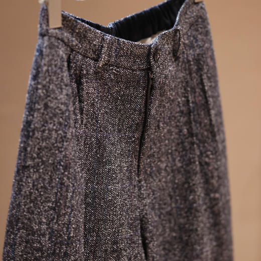 之如初 色织柞蚕丝直筒裤 商品图1