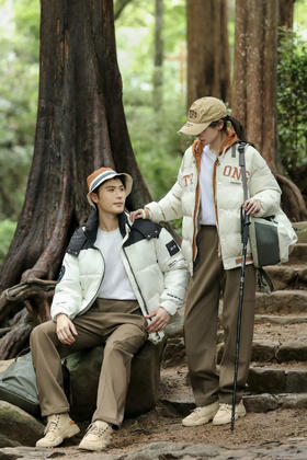 男女同款鸟家同款暗纹暖绒软壳弯刀裤户外防风保暖裤