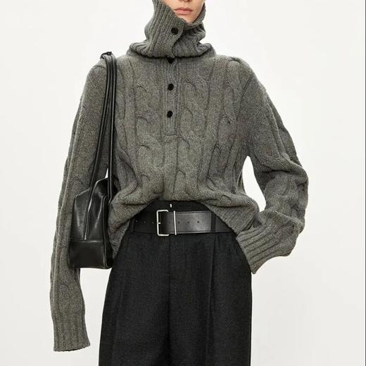 复古绞花多穿羊毛衫 商品图0