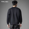 PINLI品立2026春季新款男士宽松落肩圆领纯色套头卫衣上衣潮牌男B262109002 商品缩略图3