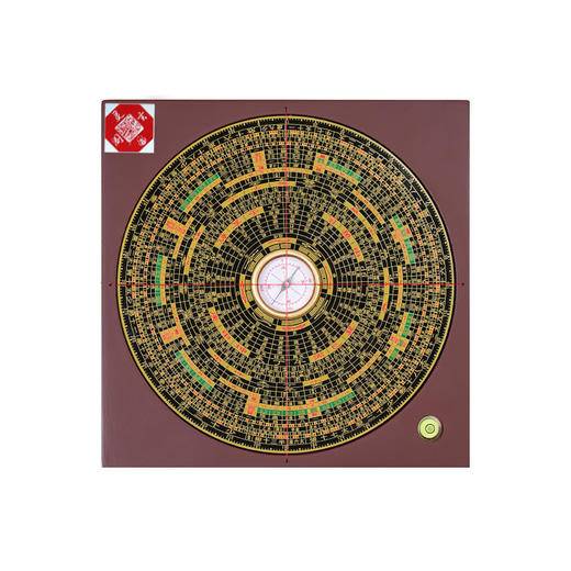 高精度专业罗盘黄铜罗经仪摆件指南针三元三合盘黄铜高级综合盘 商品图3