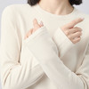 「自」全新升级【铂金会员146/天猫199/差价53】(11203)洛诗琳圆领德绒打底衫2025秋冬a类羊毛蚕丝软糯保暖上衣 商品缩略图2