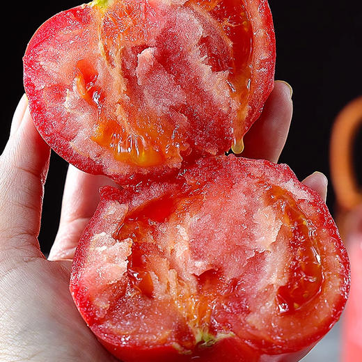 普罗旺斯西红柿自然成熟新鲜沙瓢有籽大番茄不催熟酸甜多汁果肉紧实人工采摘口口爆汁 商品图3