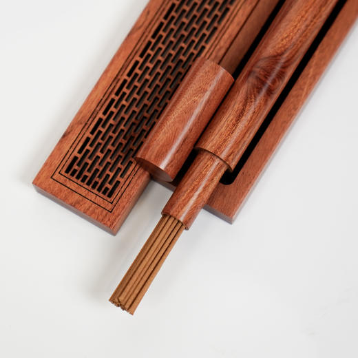 中国沉香文化博物馆 【红木香盒礼盒】沉香线香礼盒 商品图3