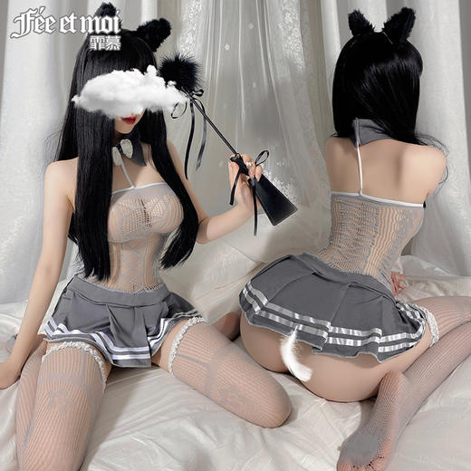 霏慕性感水手连身袜套装7598 商品图8