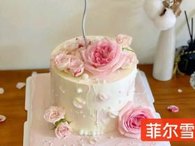 8寸女神蛋糕乳脂奶