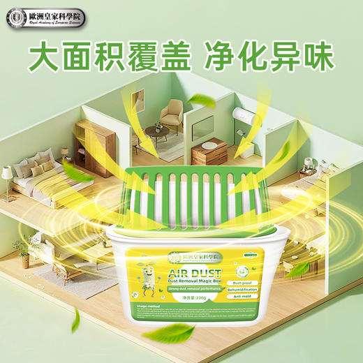 家用除尘净化空气超强吸附灰尘清洁空气吸附灰尘通用家庭办公室 商品图3