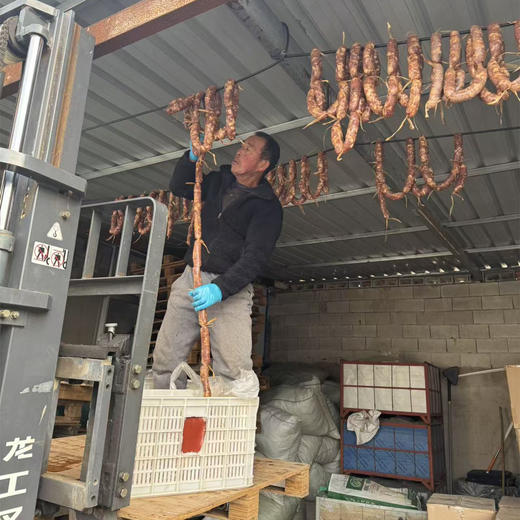 灌肠 | 粮食喂养十二个月的黑猪 手工切块和灌装 五香口味/ 极客农场，偏咸口，适合焖米饭或者配馒头食用。⭐️顺丰/京东随机发 商品图7