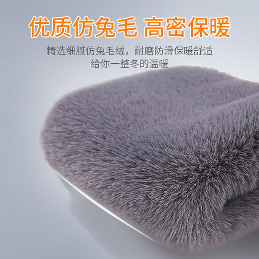 冬季兔毛保暖护膝防寒老寒腿加绒蓄热护腿发热运动加厚 商品图3