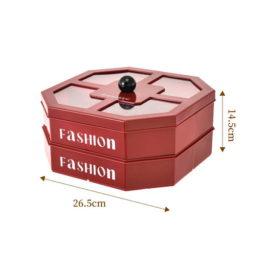 【新款！限定多巴胺复古多用盘】 轻奢高颜值家用客厅茶几零食糖果盒 创意多巴胺方形果盘 商品图6