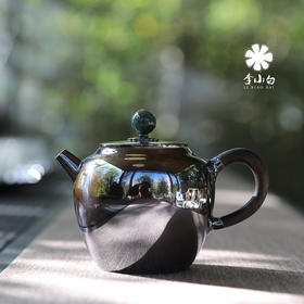 李小白银壶 纯银9999泡茶银壶 纯银泡茶壶 泡茶银壶 烧水银壶 龙眼