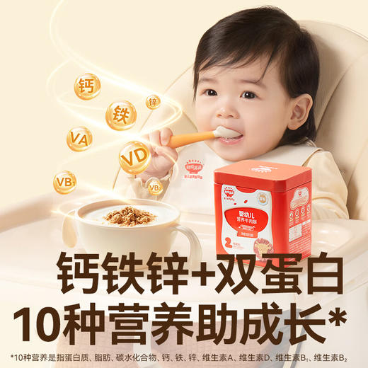 秋田满满--婴幼儿营养猪肉酥80g（方罐） 商品图1