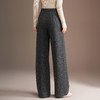松紧腰毛呢加绒休闲长裤，垂坠感修身直筒裤宽松显瘦阔腿裤MYX-KDFY-5371-L 商品缩略图2