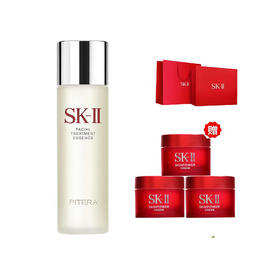 SK-II神仙水230ml+SK-II大红瓶15g*3(送礼盒礼袋)