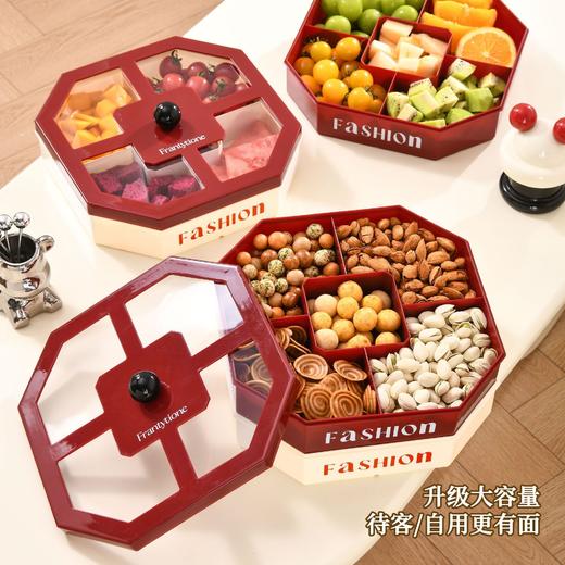 【新款！限定多巴胺复古多用盘】 轻奢高颜值家用客厅茶几零食糖果盒 创意多巴胺方形果盘 商品图3