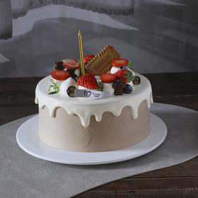 泰茶莓莓-跨年草莓主题蛋糕