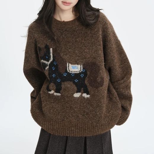 （小眠专属）富比羊新年小马羊毛衣 商品图4