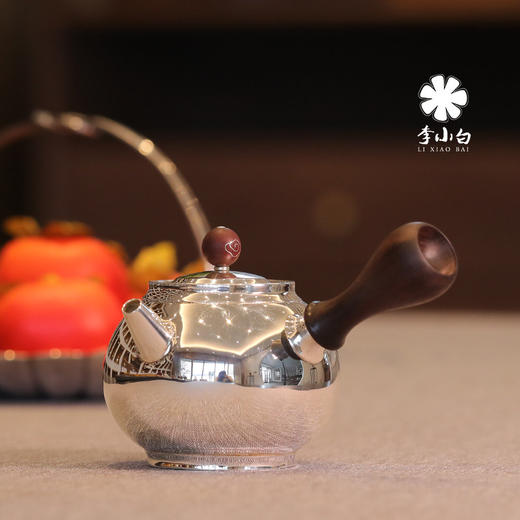 李小白银壶 纯银9999泡茶银壶 纯银泡茶壶 泡茶银壶 烧水银壶 玉露泡壶 商品图0