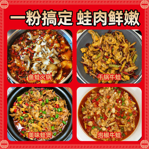 牛蛙腌粉商用腌蛙腌鱼粉调料嫩鱼蛙腌料美蛙鱼酸菜水煮鱼500g/袋 商品图4