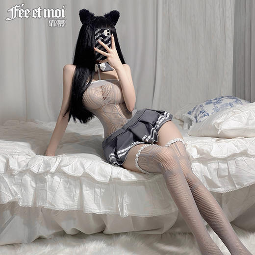 霏慕性感水手连身袜套装7598 商品图1