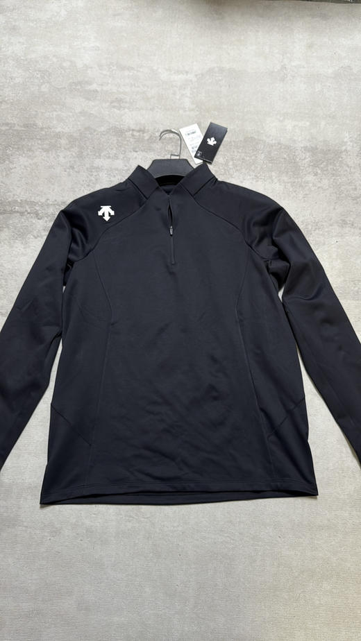 原单正品 DESCENTE迪桑特TRAINING男士SOLOTEX长袖半拉贴身保暖针织衫，M-3XL 商品图0