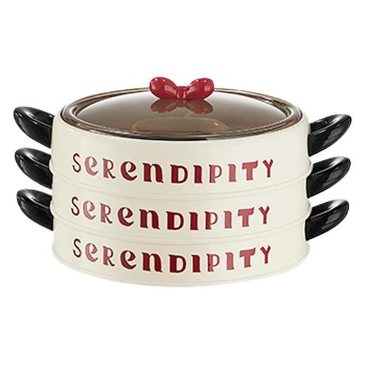 【全配升级！复古轻奢果盘】创意蝴蝶结干果盘 家用客厅分格带盖糖果盒 ins风零食摆放盘水果盘 商品图4