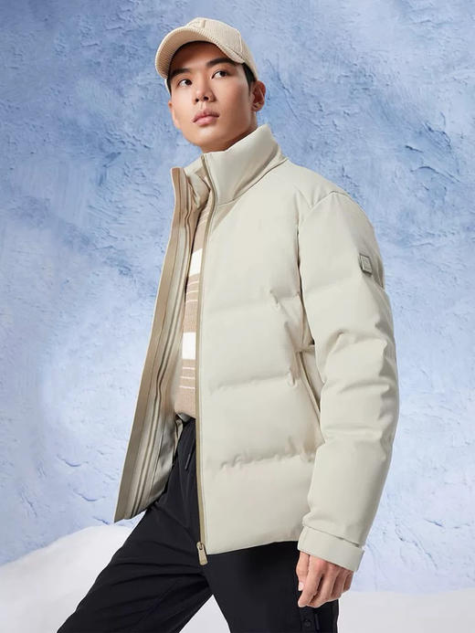 品牌纯原高端牛货90白鸭绒男士冬季立领羽绒服 商品图0