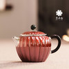 李小白银壶 纯银9999泡茶壶 纯手工制作 铜包银菊瓣泡壶 商品缩略图1