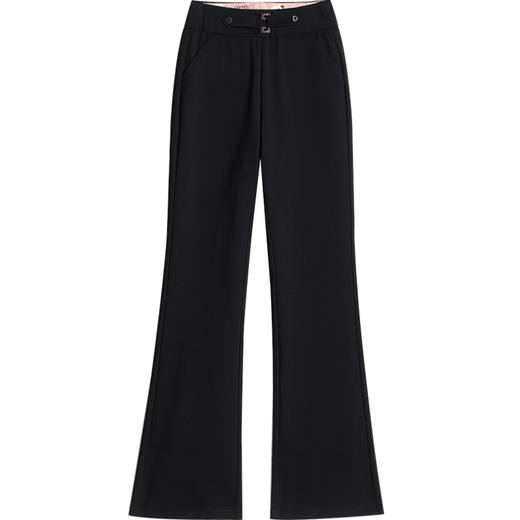 羊毛筒喇裤厚款棉裤外穿高腰，加厚保暖休闲喇叭裤MYX-BFZY-9280-Y 商品图4