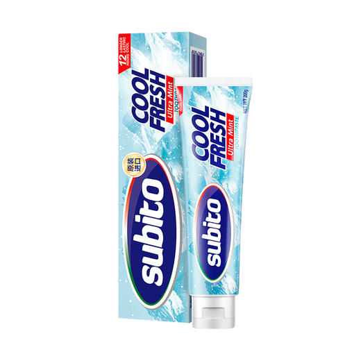 舒比拓沁爽去口臭牙膏200g-5928 口气净化器 12h口气持久清新 商品图2