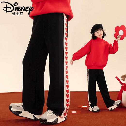 迪士尼女童直筒裤子春秋款2025新款儿童春装休闲裤春季大童女孩 商品图6
