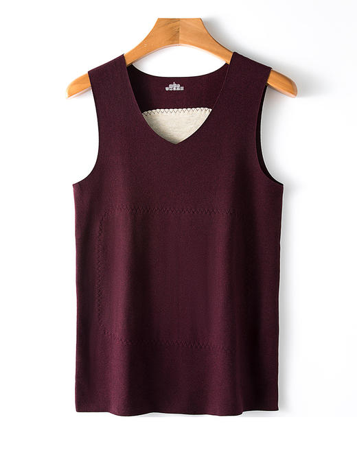 【超值2件❗️蚕丝护肚保暖背心】桑蚕丝+绵羊毛 更加保暖，亲肤保暖色纱混纺，无痕随意裁工艺，不易起球不易褪色，男士内衣加绒加厚双面绒发热打底衫QQ 商品图7