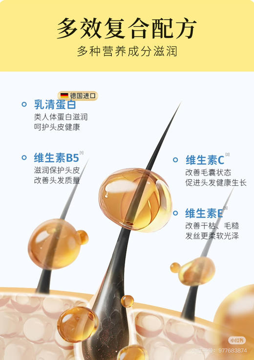 芭宝菲儿童蛋白多维润护洗发露(男童用)450g 商品图5