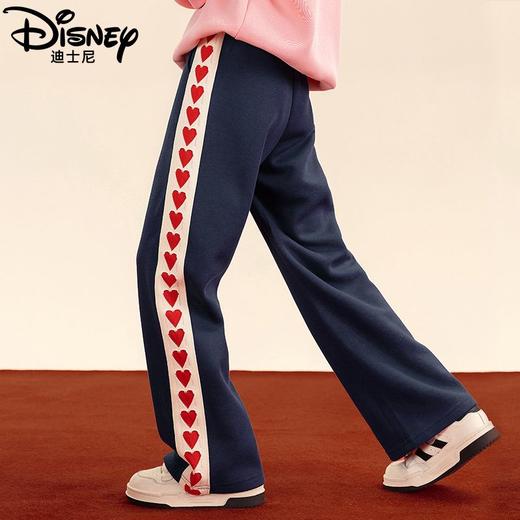 迪士尼女童直筒裤子春秋款2025新款儿童春装休闲裤春季大童女孩 商品图5
