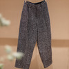 之如初 色织柞蚕丝直筒裤 商品缩略图0