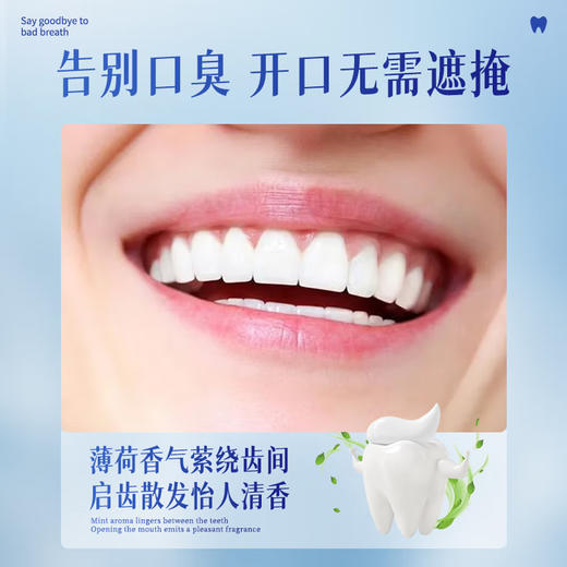 舒比拓沁爽去口臭牙膏200g-5928 口气净化器 12h口气持久清新 商品图3