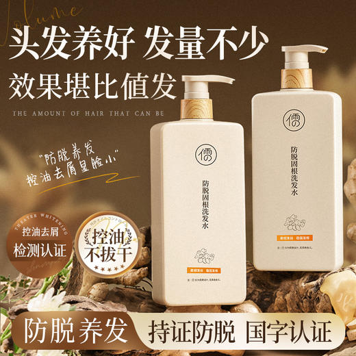 儒意生姜洗发水500ml  滋养发根护发控油蓬松去屑止痒洗头露 | 儒意官方商城 商品图0