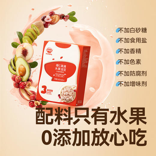 秋田满满维C满满水果溶豆(牛油果猕猴桃)18g 商品图3