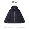 W0323SDSA男士秋冬新款痞帅男装潮牌纯色多口袋拉链立领连帽夹克潮牌 商品缩略图1