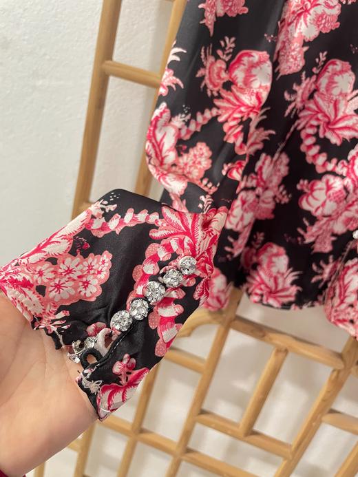 「断码清仓」洋气重磅桑蚕丝真丝上衣 L码  ZFYY267 商品图3