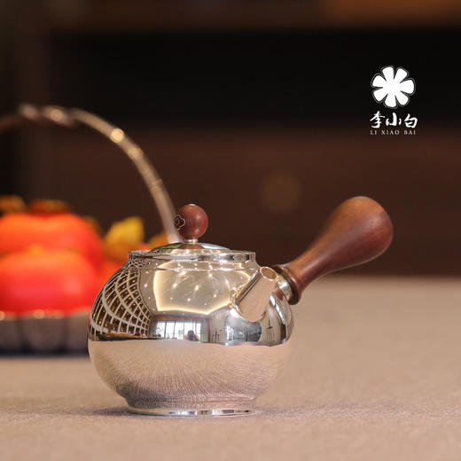 李小白银壶 纯银9999泡茶银壶 纯银泡茶壶 泡茶银壶 烧水银壶 玉露泡壶 商品图1