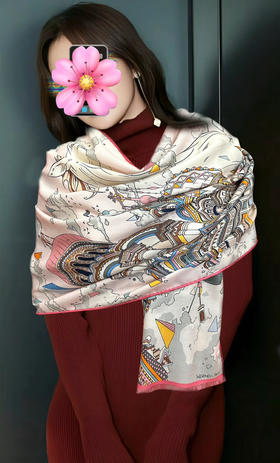 秋冬特惠💰400 新款 爱马仕围巾【双面同色】太美了