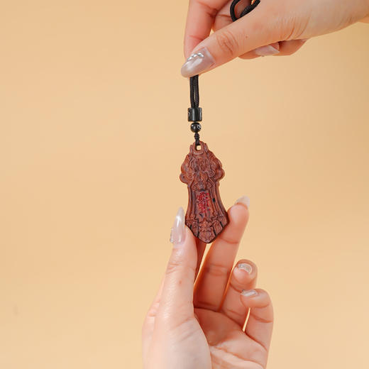 雷枣木貔貅宝剑吊坠木作饰品吊坠日常佩戴 商品图1