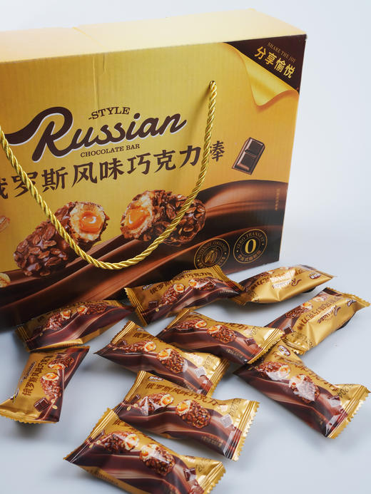 【俄罗斯风味巧克力棒】🔥巧克力➕花生酱➕脆米果➕麦片🍫 ✅浓郁顺滑的巧克力+酥脆的米果+外层洒满麦片+内层花生酱夹心  商品图0