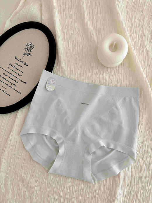 女士裸氨舒适透气高弹力无缝内裤三角裤0328 商品图6