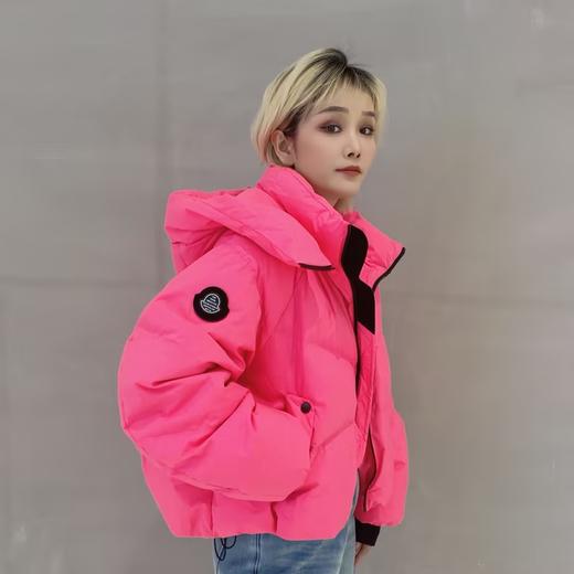 NC连帽撞色袖章羽绒外套501001 冬季 250254268887 商品图3