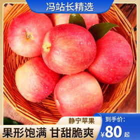 葫芦河静宁苹果 24枚7-10斤装 , 京东顺丰包邮 绿色食品认证 中国优质苹果