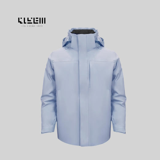 4158m  山影轻户外三合一冲锋衣 秋冬羽绒摇粒绒可拆卸内胆防水户外上衣 商品图9